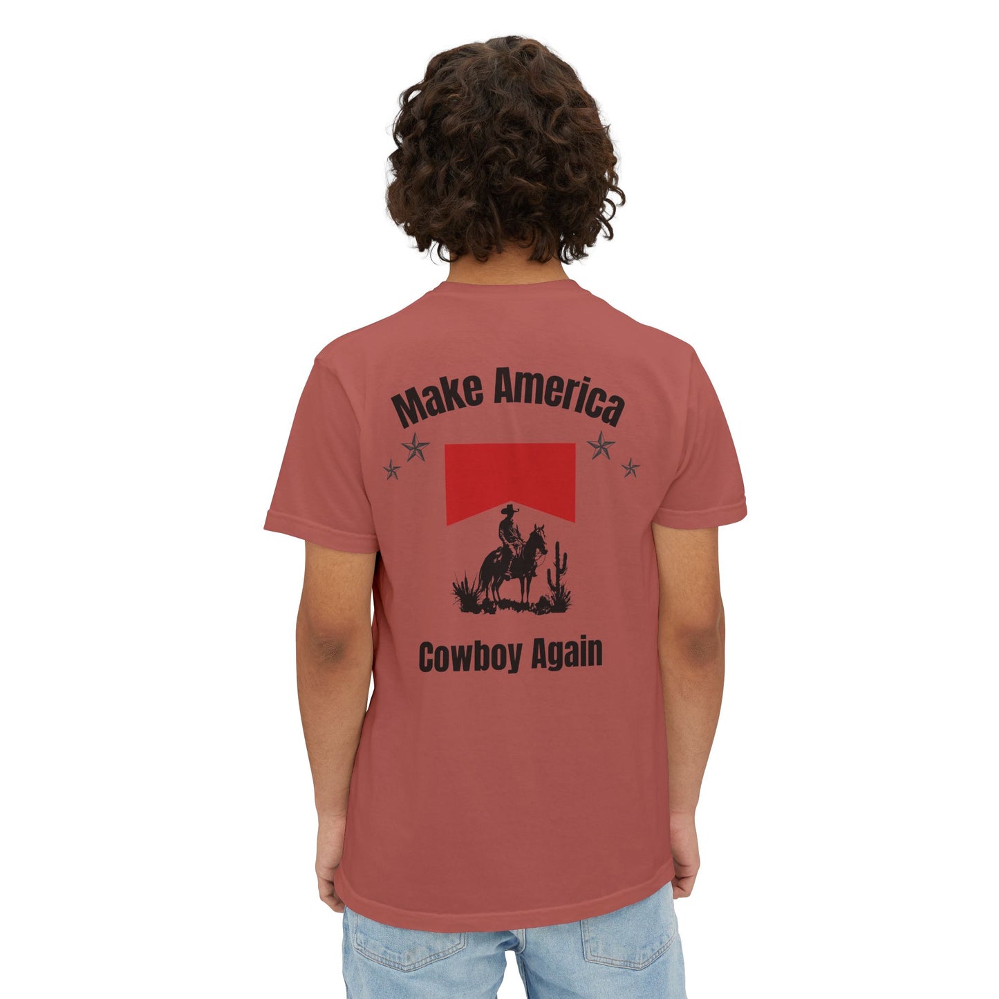 Make America Cowboy Again Pocket T-Shirt