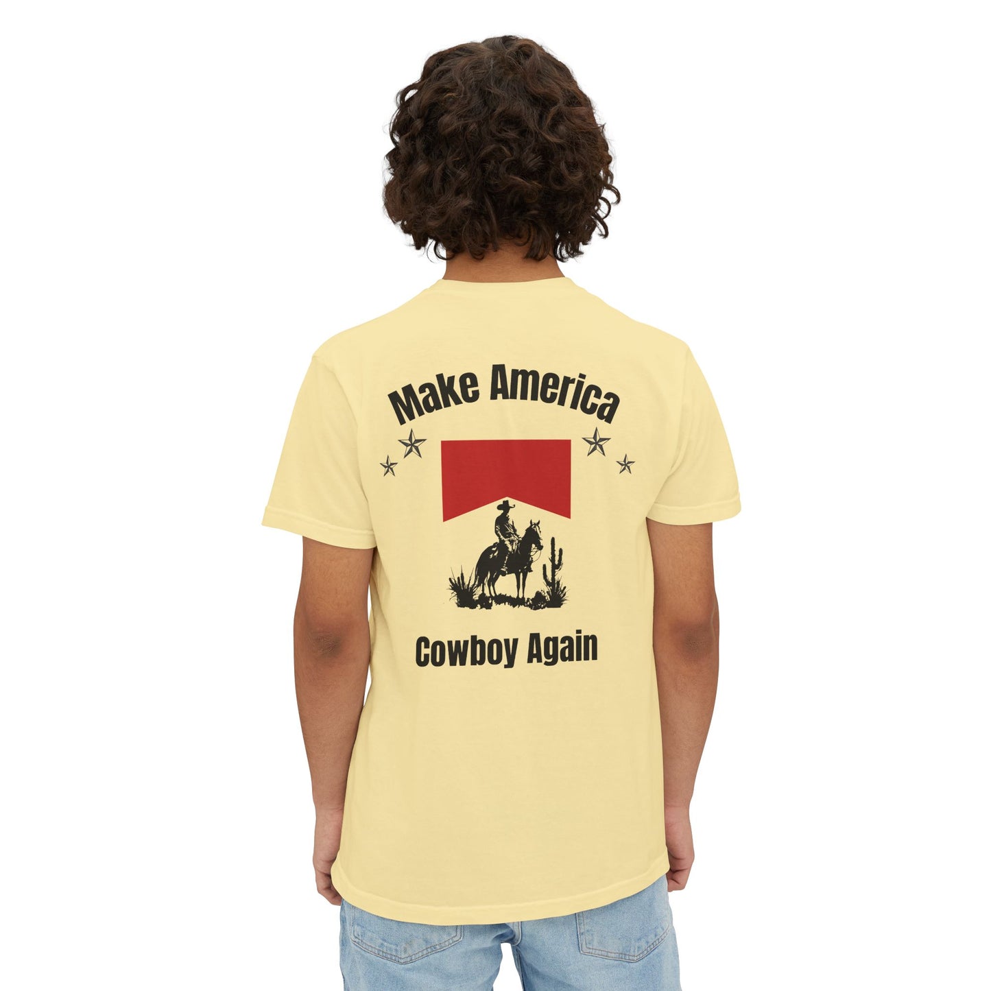 Make America Cowboy Again Pocket T-Shirt