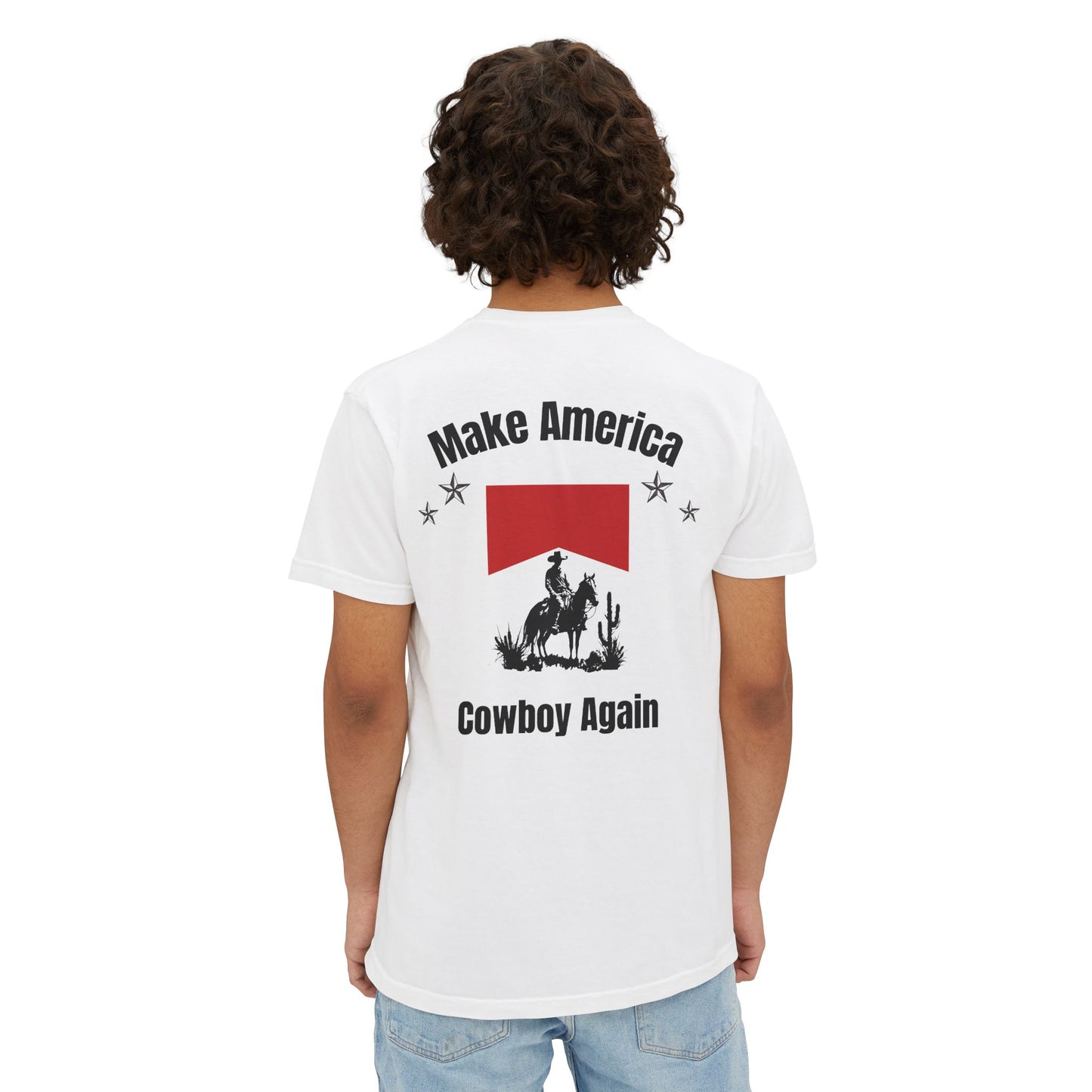 Make America Cowboy Again Pocket T-Shirt