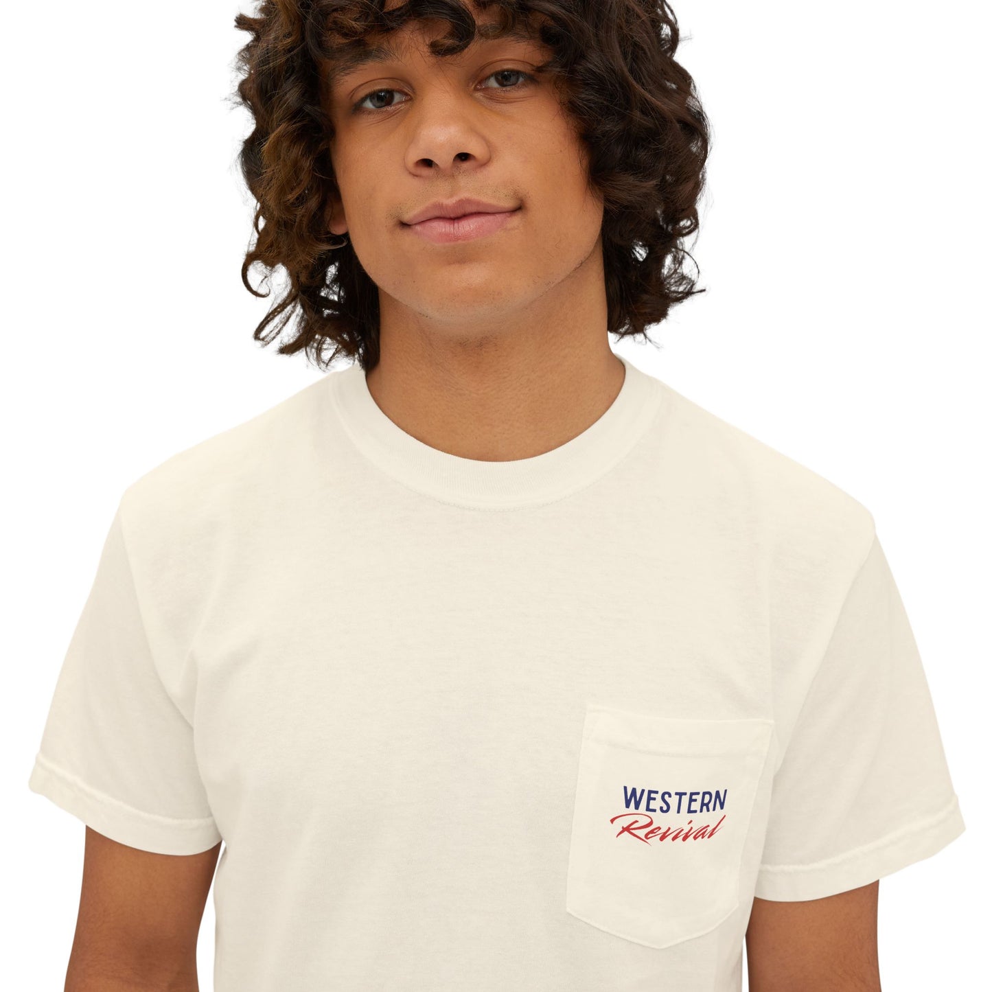 Patriotic Jet Show Pocket T-Shirt — “Brought to You, Courtesy of the Red, White, & Blue”
