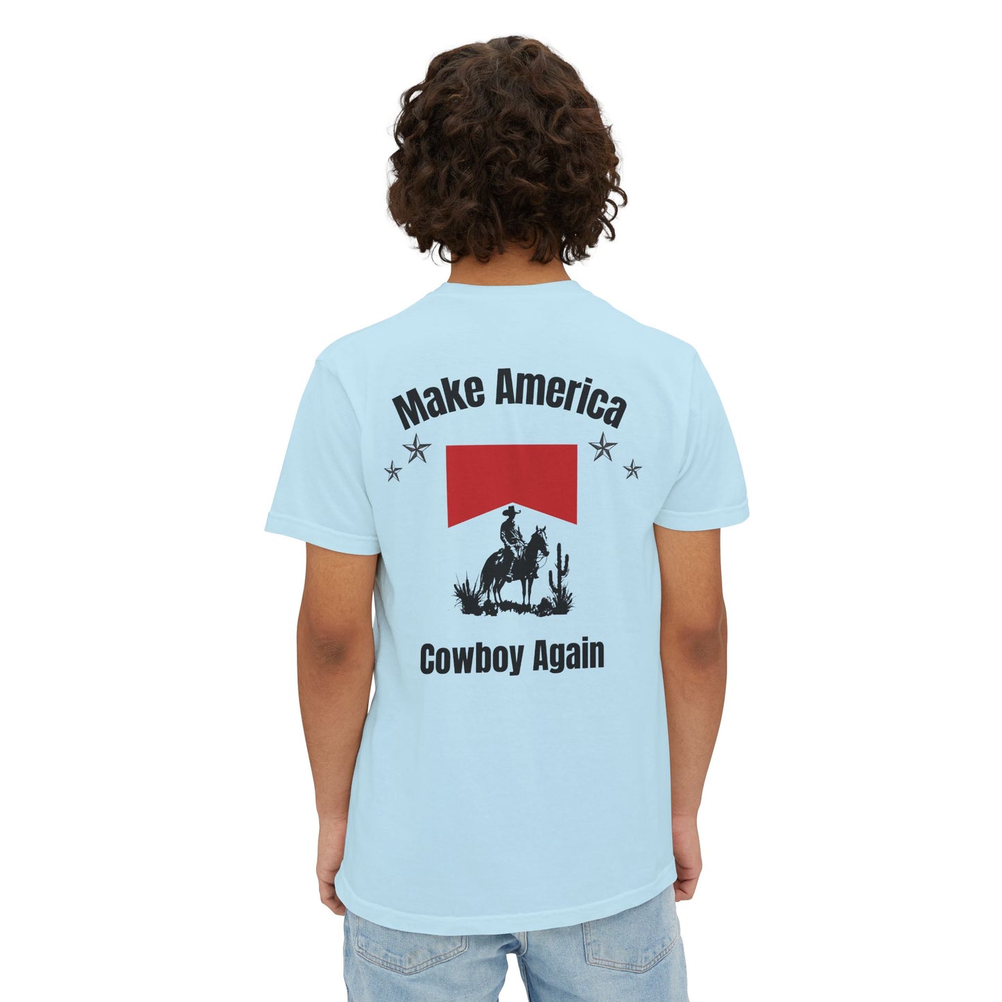 Make America Cowboy Again Pocket T-Shirt