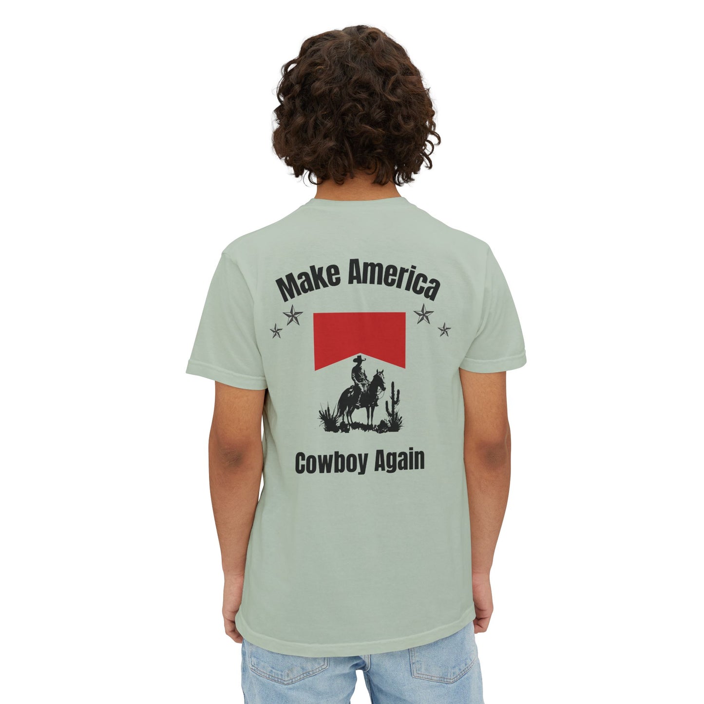 Make America Cowboy Again Pocket T-Shirt