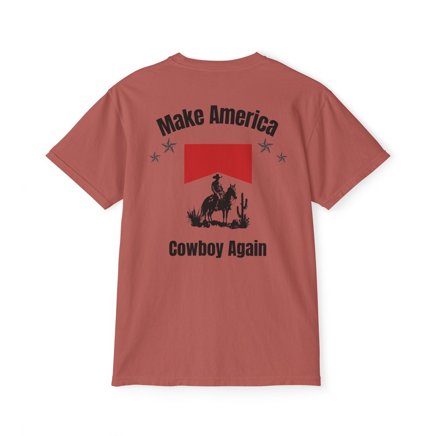 Make America Cowboy Again Pocket T-Shirt