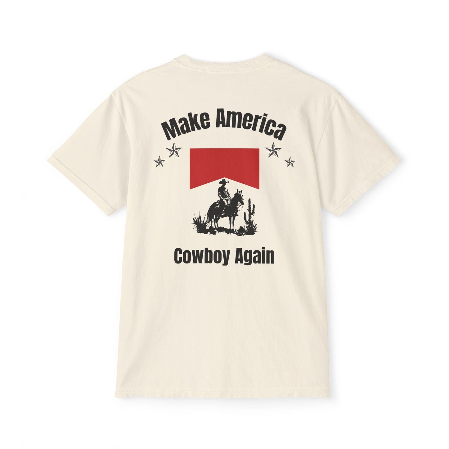 Make America Cowboy Again Pocket T-Shirt