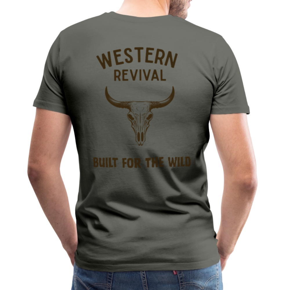 Men's Built For The Wild T-Shirt - asphalt gray