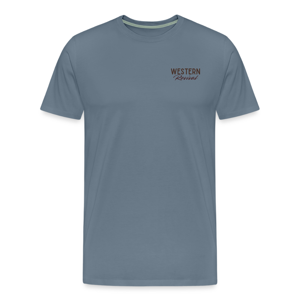 Men's Built For The Wild T-Shirt - steel blue