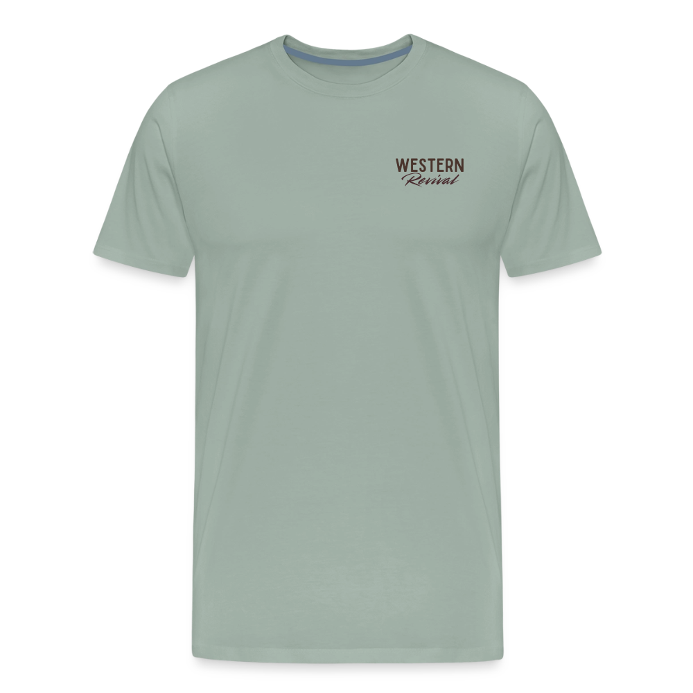 Men's Built For The Wild T-Shirt - steel green
