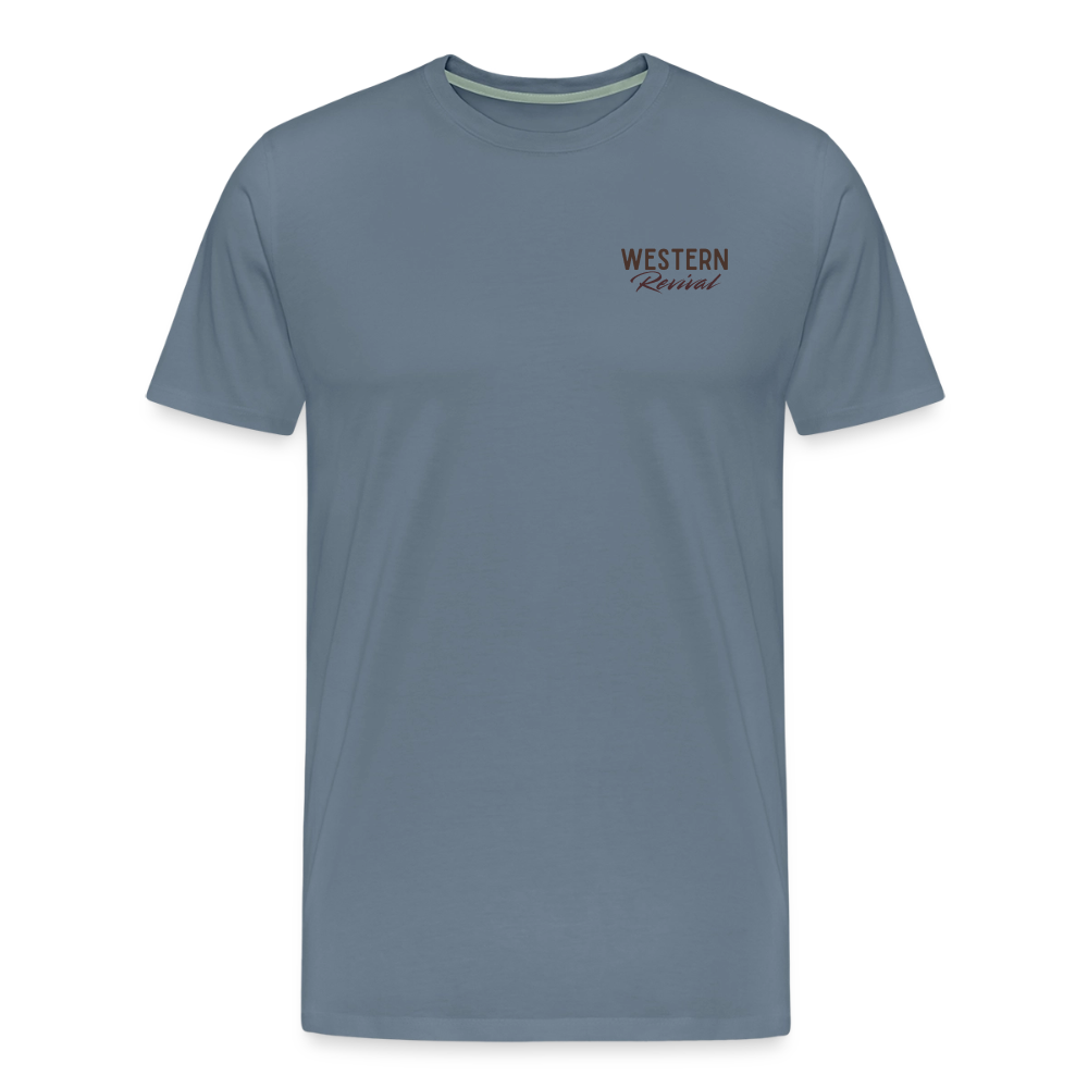 Men's Built For The Wild T-Shirt - steel blue