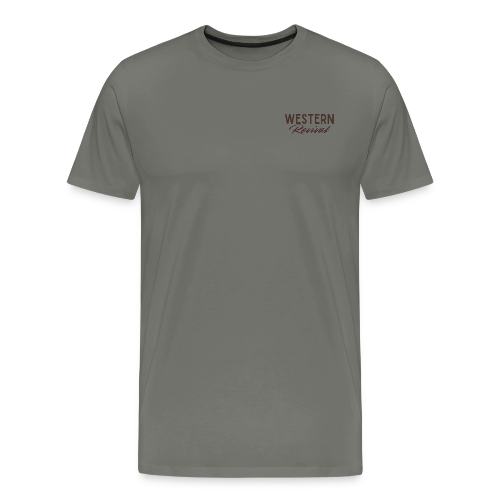 Men's Built For The Wild T-Shirt - asphalt gray