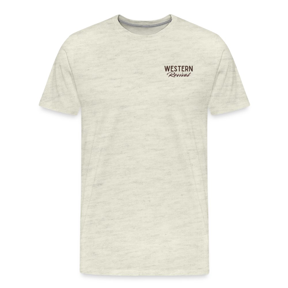 Men's Built For The Wild T-Shirt - heather oatmeal