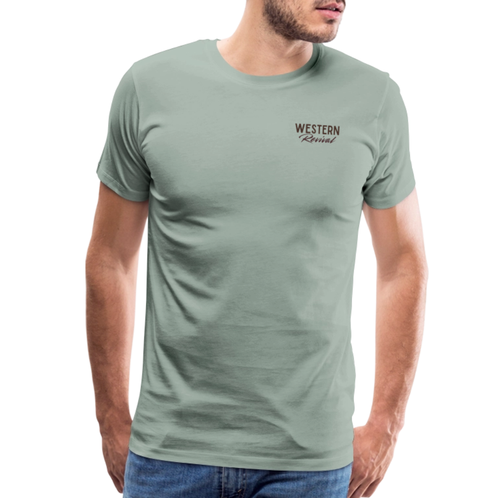 Men's Built For The Wild T-Shirt - steel green