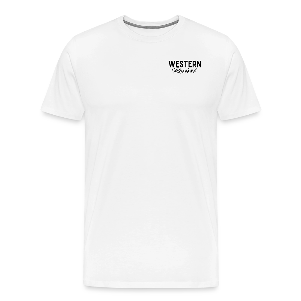 FL Cracker Cowboy -  Men's Premium T-Shirt - white