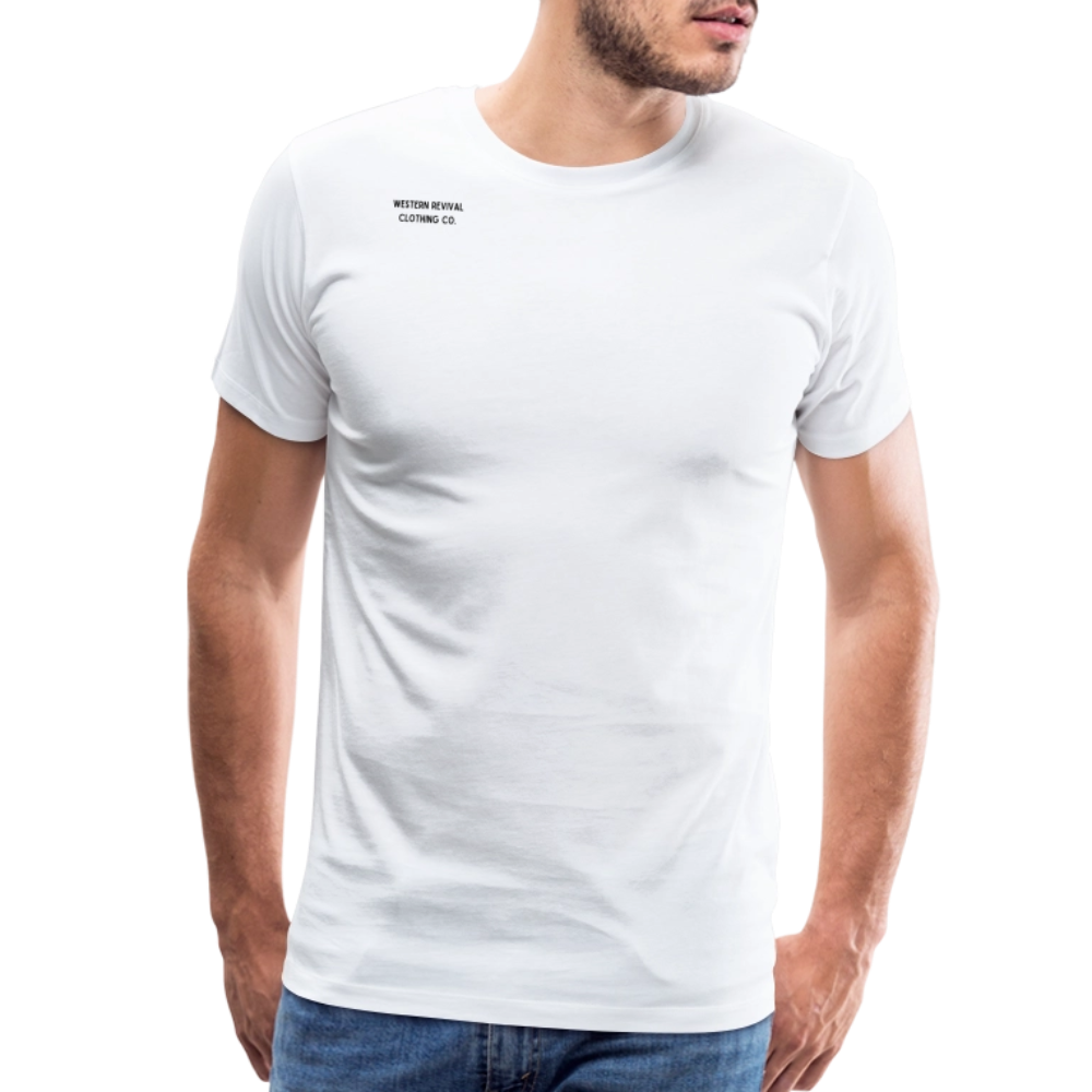 FL Cracker Cowboy -  Men's Premium T-Shirt - white
