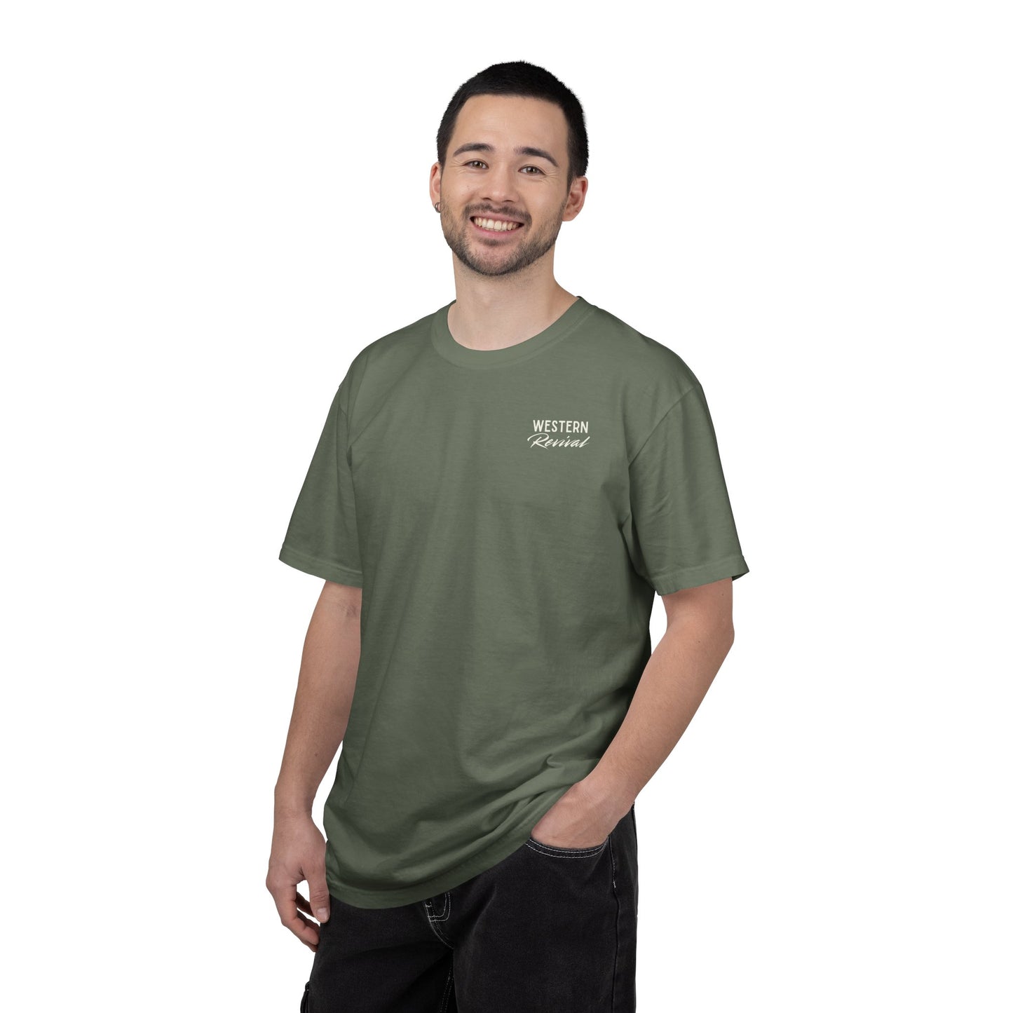 Built Not Given T-Shirt — Western Revival Hardline Division Comfort Colors Tee