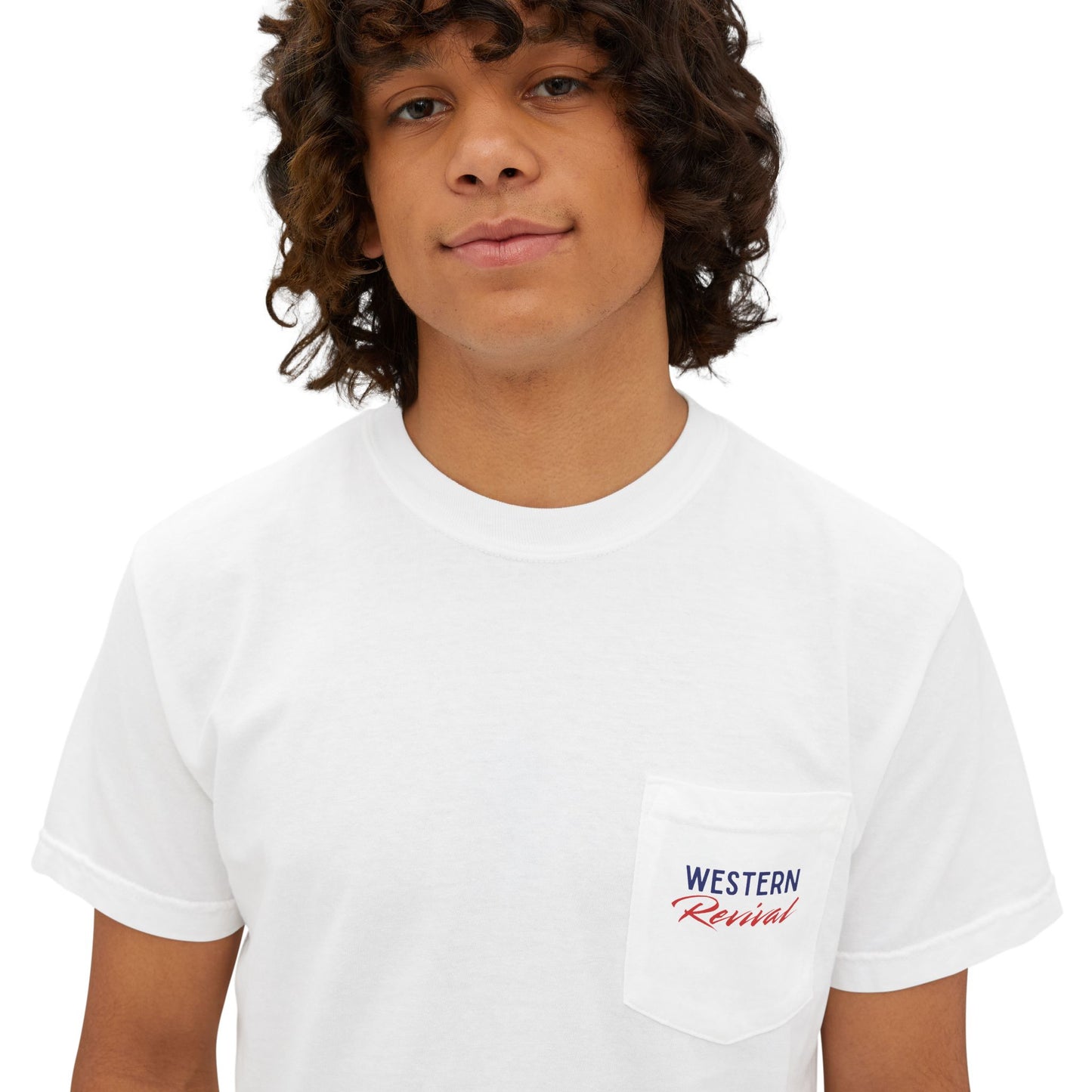 Patriotic Jet Show Pocket T-Shirt — “Brought to You, Courtesy of the Red, White, & Blue”