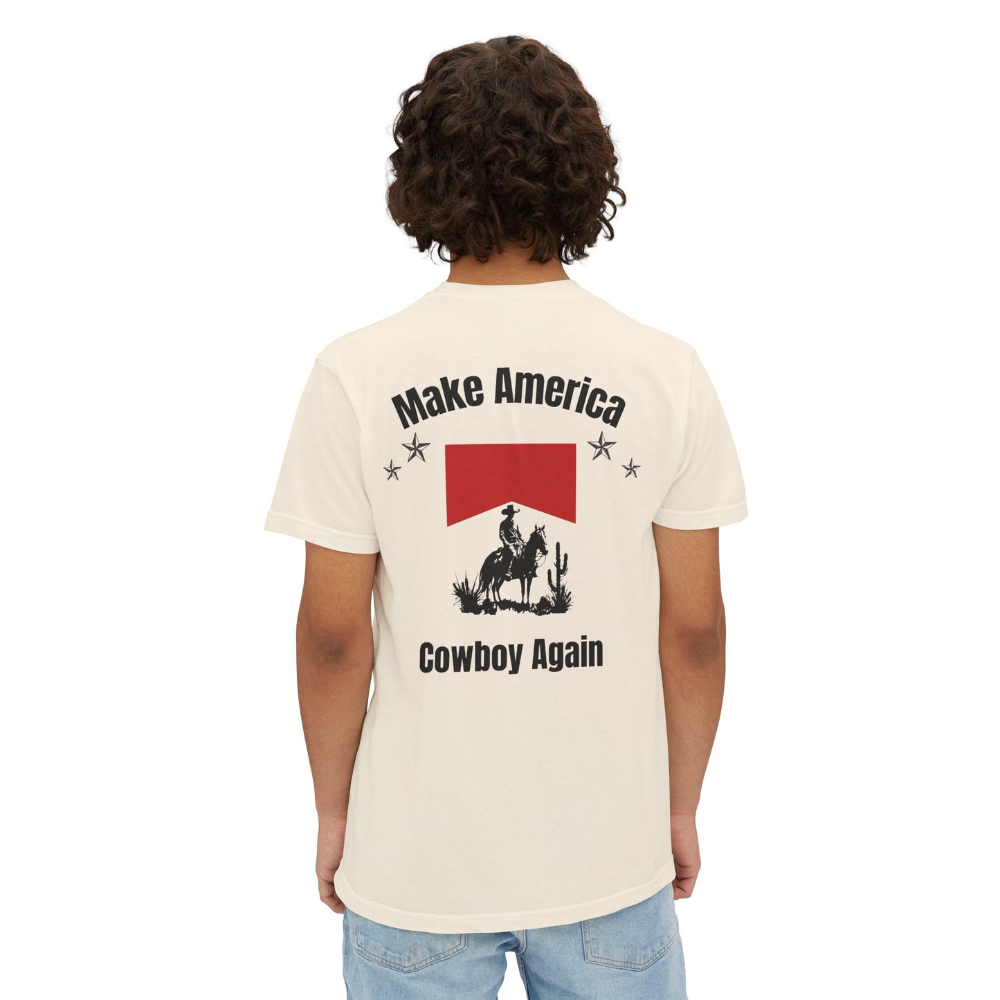 Make America Cowboy Again Pocket T-Shirt