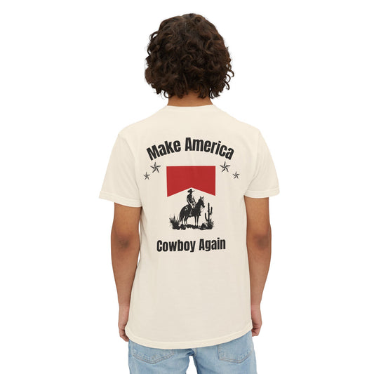 Make America Cowboy Again Pocket T-Shirt