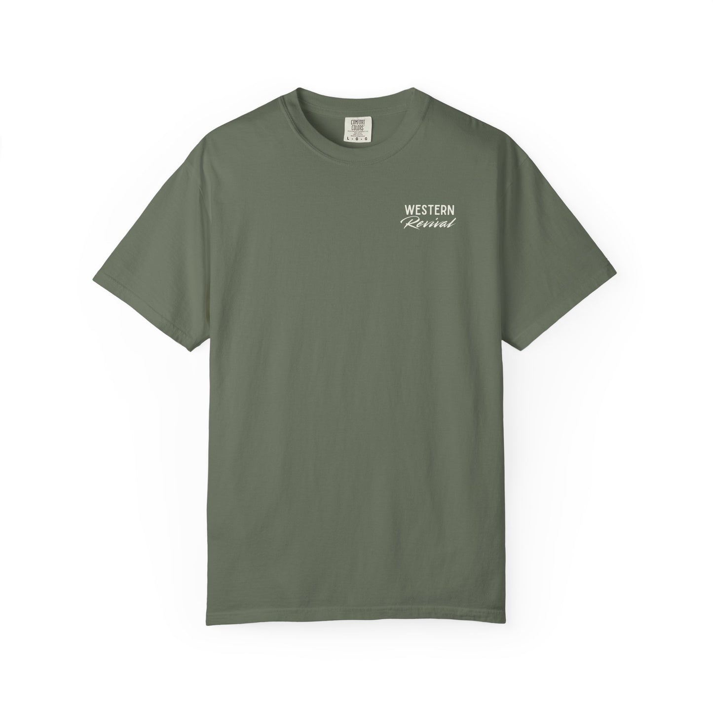 Built Not Given T-Shirt — Western Revival Hardline Division Comfort Colors Tee
