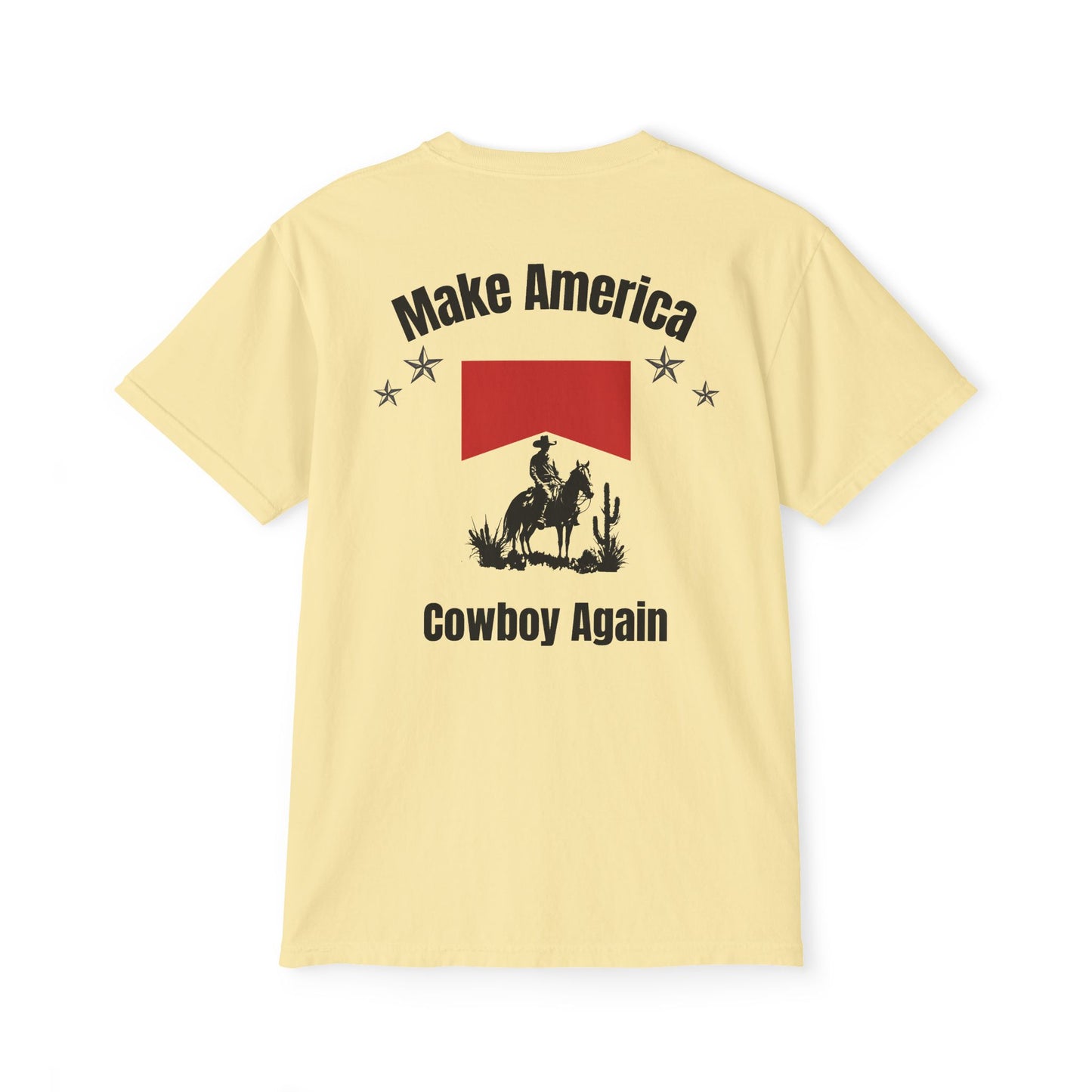 Make America Cowboy Again Pocket T-Shirt