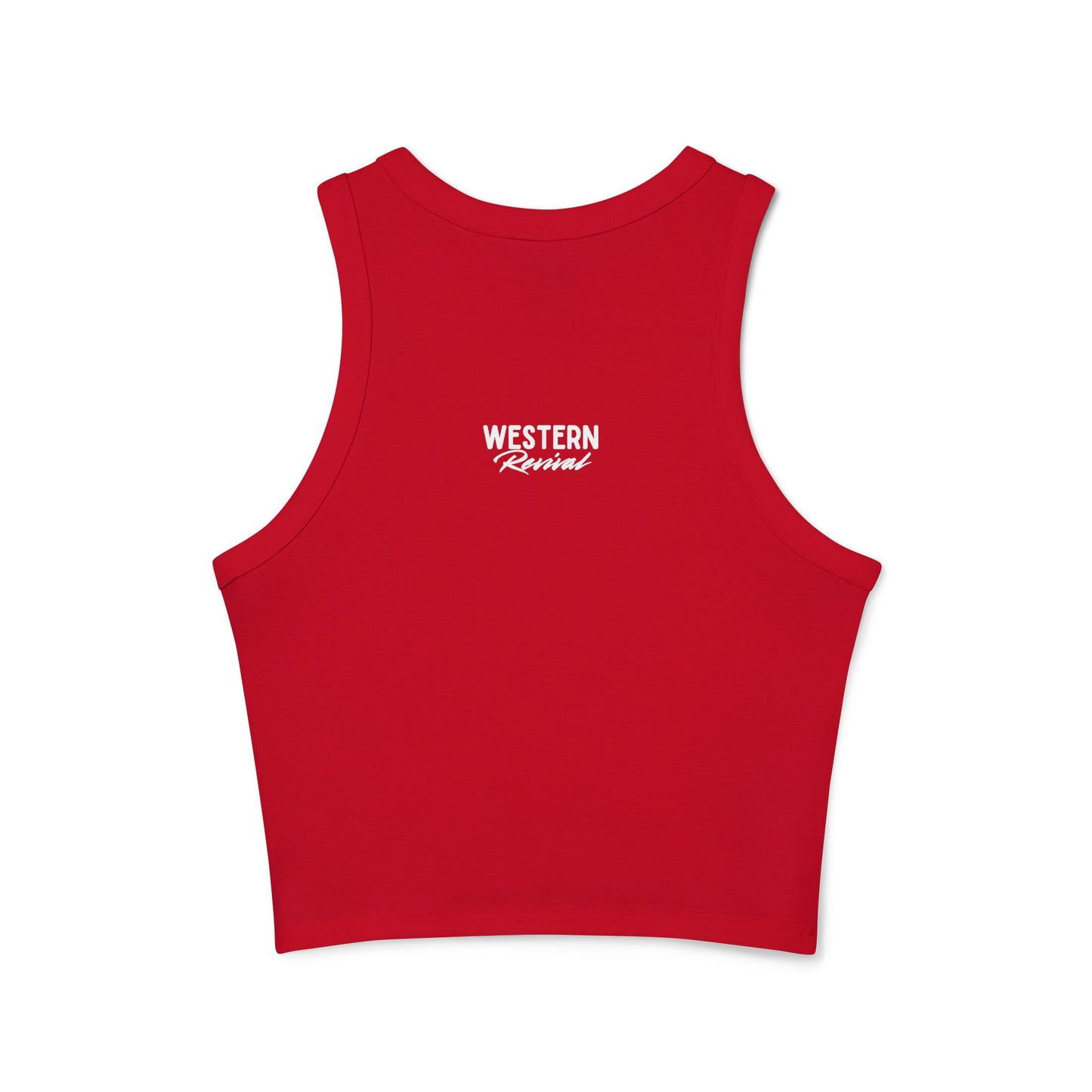 Women's "Howdy" Micro Rib Racer Tank Top