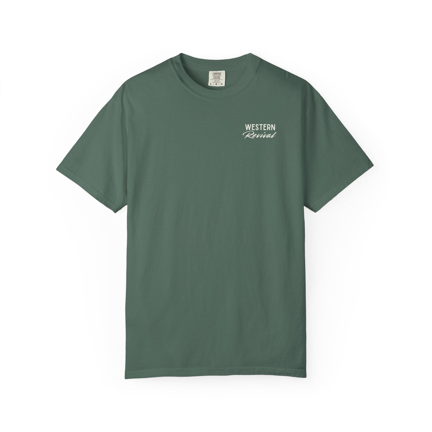 Built Not Given T-Shirt — Western Revival Hardline Division Comfort Colors Tee