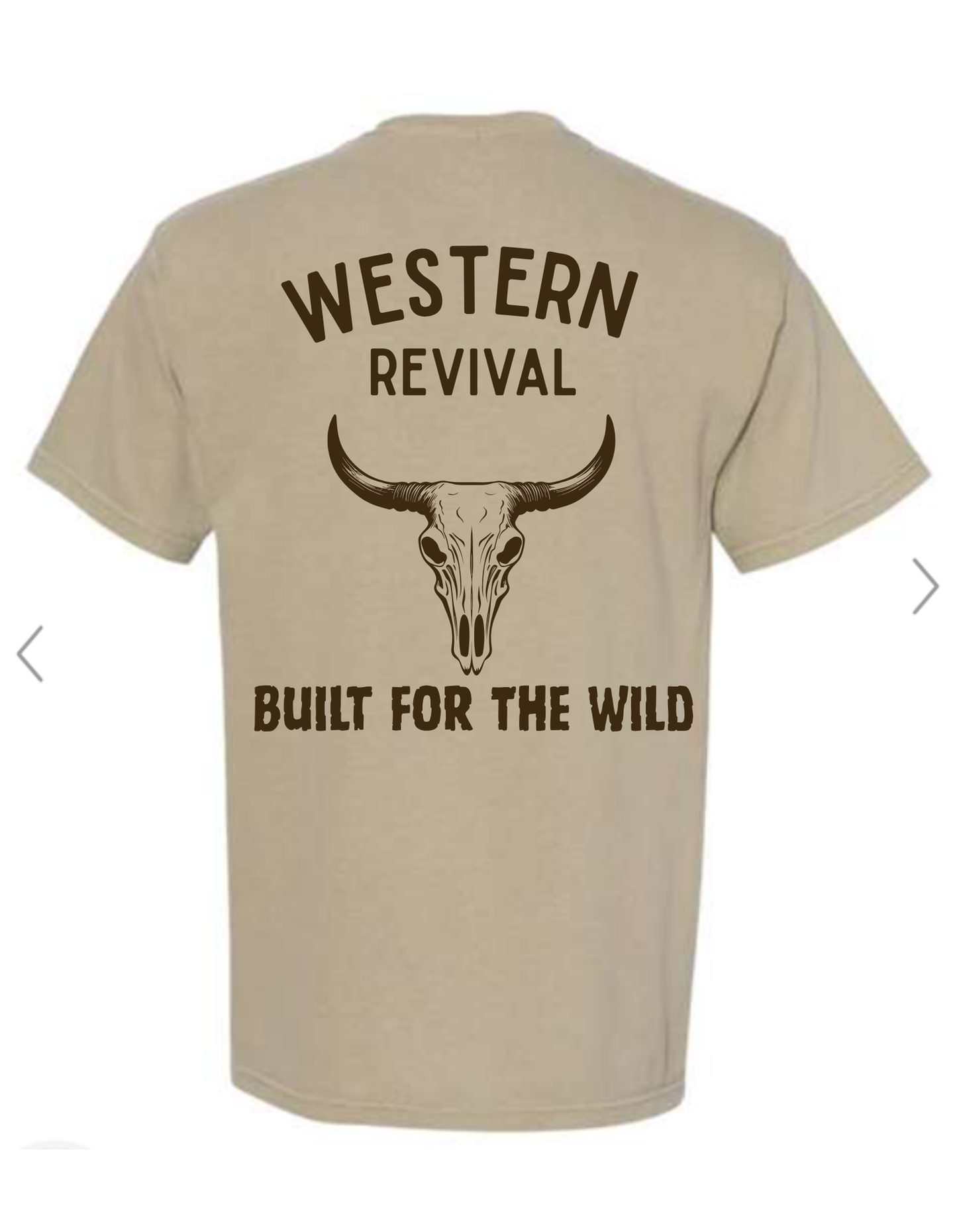 Khaki Built The Wild Men's T-Shirt